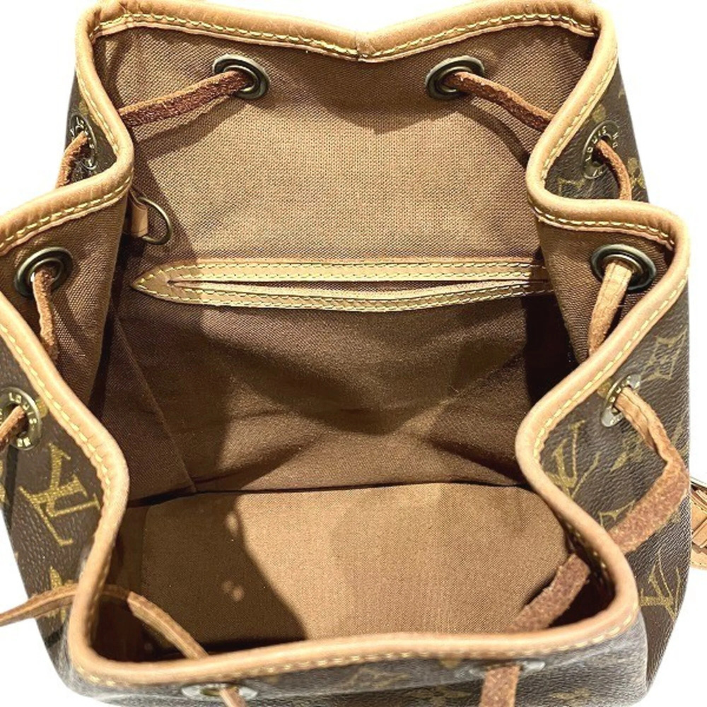 LOUIS VUITTON Authentic Brown Monogram Backpack - Picture 5 of 9